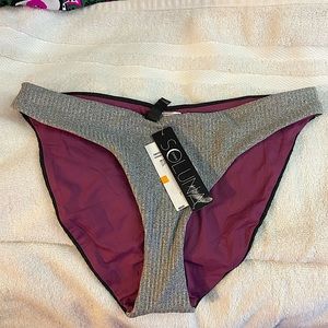 SoLuna Swim Reversible color block bikini bottom